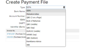 payment file