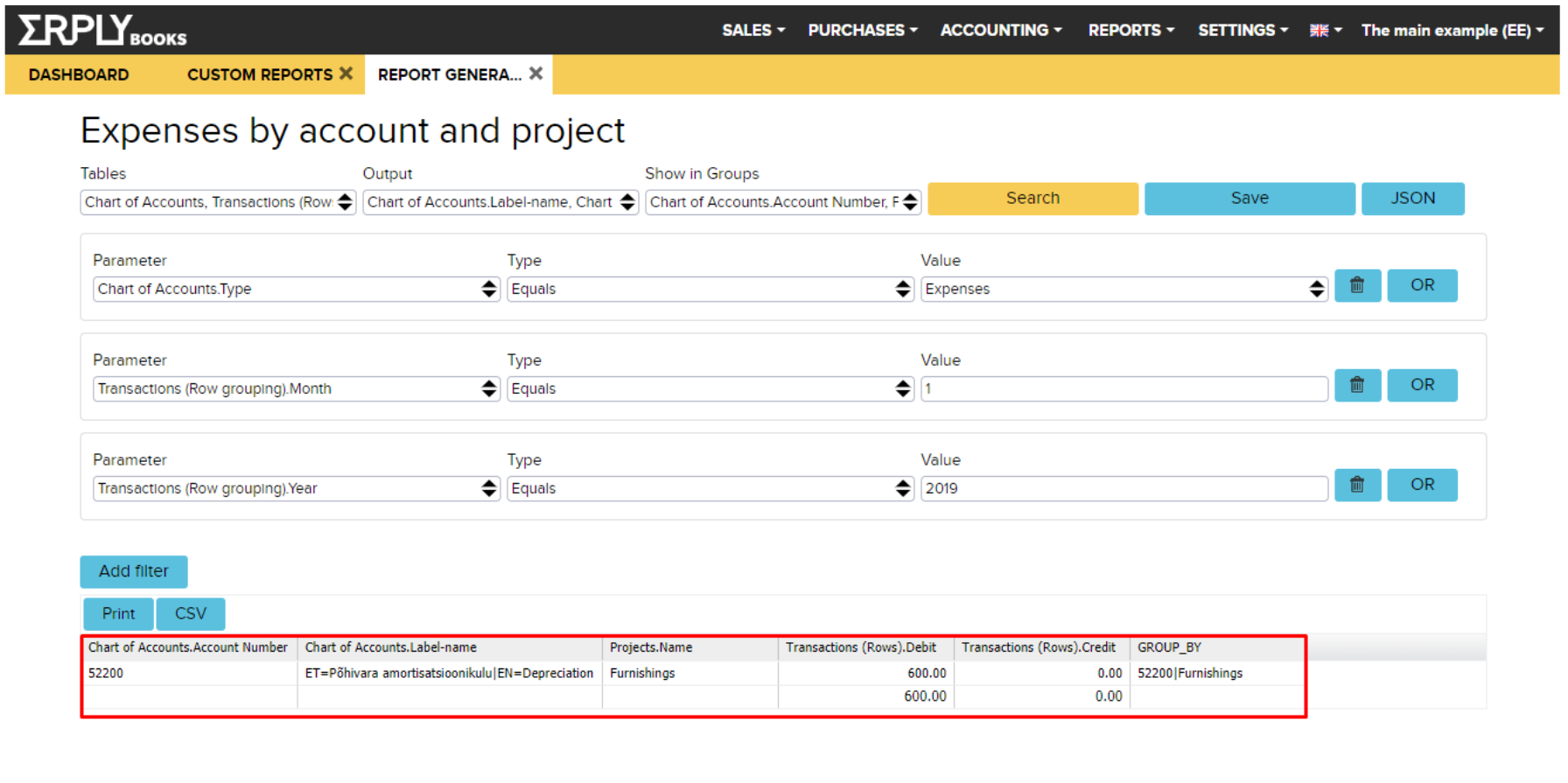 Chart Of Accounts Website Expenses