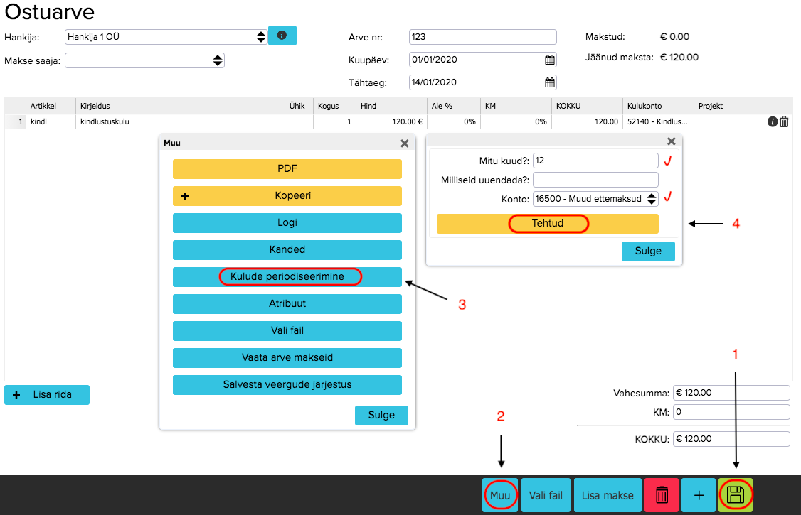 Kulude periodiseerimine