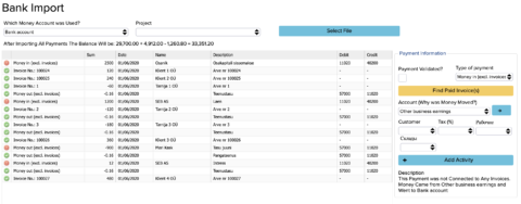 Bank import - ERPLY Books - Best Accounting Software